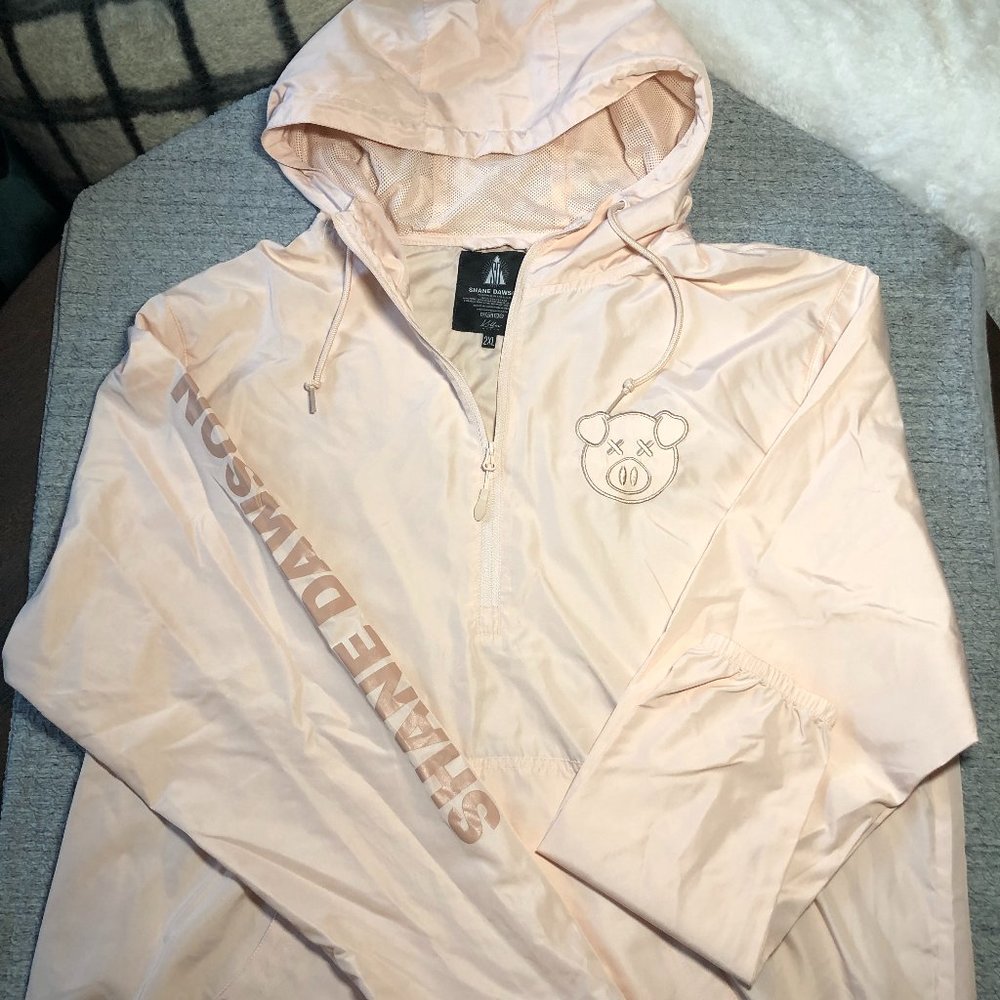 Shane Dawson Pig Pink Wind Breaker 2xl